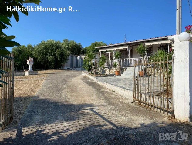 Неа Потидеа Халкидики Самостоятелна къща 85м2 + 1000м2 парцел., снимка 2 - Къщи - 53515485