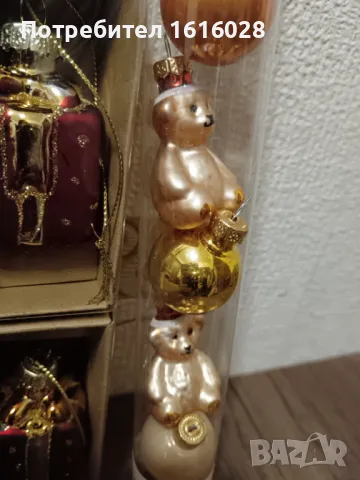 Красиви стъклени играчки за елха., снимка 16 - Декорация за дома - 47816529