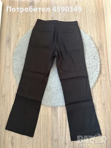 Дамски черен панталон Massimo Dutti, снимка 4 - Панталони - 55886623