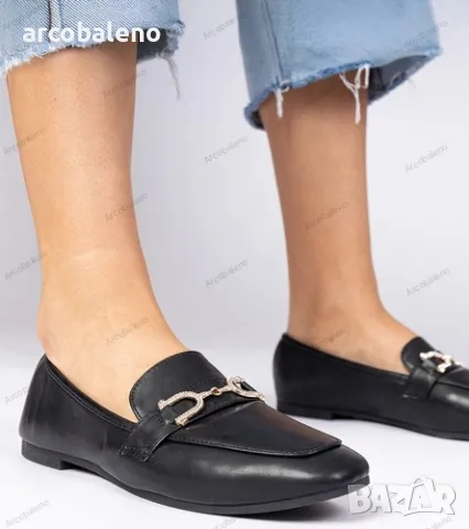 Дамски елегантни мокасини с циркони Banzao, 5цвята , снимка 3 - Дамски ежедневни обувки - 49756191