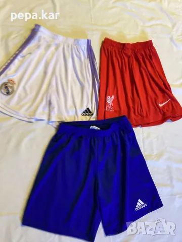 Къси панталони на футболни отбори Liverpool,Real Madrid 