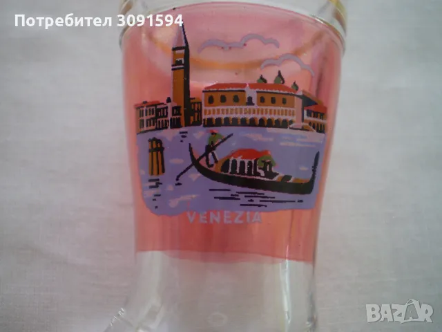 Венециански прозрачни чаши за шотове  6 чаши стъклени ботуши Ретро , снимка 5 - Други ценни предмети - 48082556