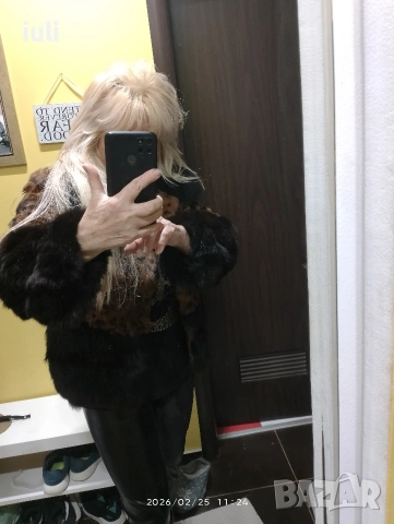 палто от естествен косъм , снимка 3 - Палта, манта - 53664643