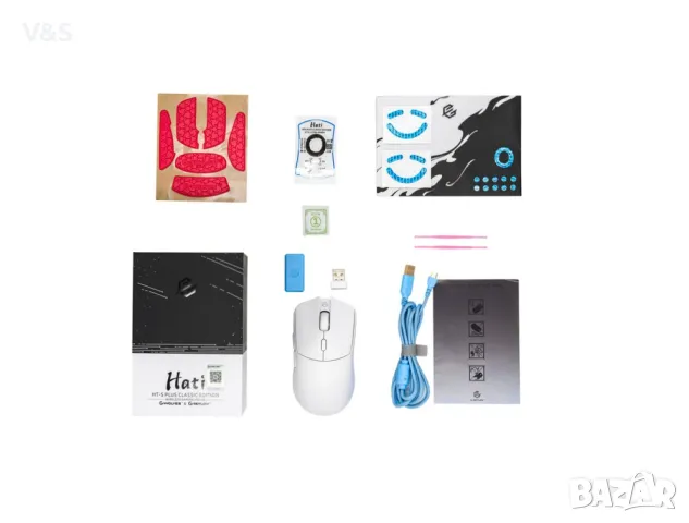 Гейминг мишка GWolves HTS Plus classic edition HTS+ безжична лека безжична , снимка 10 - Клавиатури и мишки - 48648568