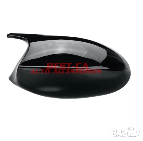 Капаци за огледала със щипки черен пиано лак Batman Style подходящи за BMW E81 E82 E87 E88 E90 E91, снимка 7 - Аксесоари и консумативи - 51932395