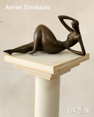 Бронзова статуетка Nick за Rochegalland Paris, снимка 8 - Статуетки - 52736788