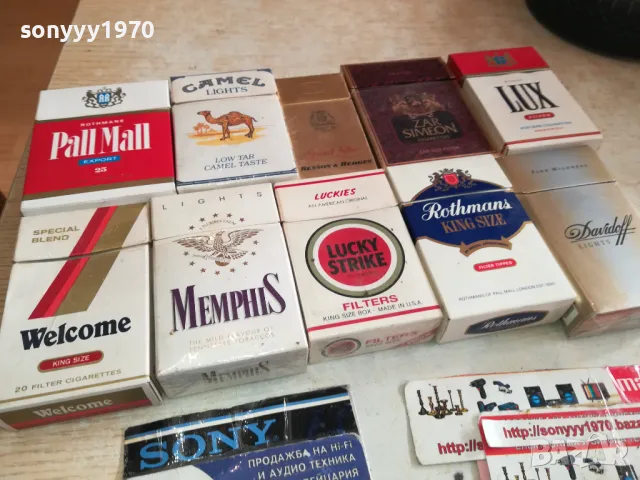 LUCKY STRIKE PALL MALL И ДР КУТИИ ЗА КОЛЕКЦИЯ 2511241541, снимка 7 - Колекции - 48100854