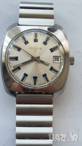 Винтидж часовник Rexor 71 от 70-те години, снимка 7 - Антикварни и старинни предмети - 53748281