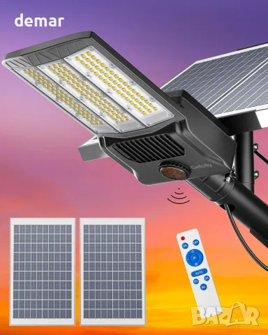 Соларна LED лампа Gefolly SL-15000W с датчик за движение