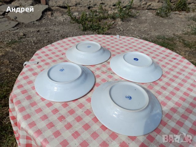 Стара порцеланова чиния,чинии #9, снимка 7 - Антикварни и старинни предмети - 33943462