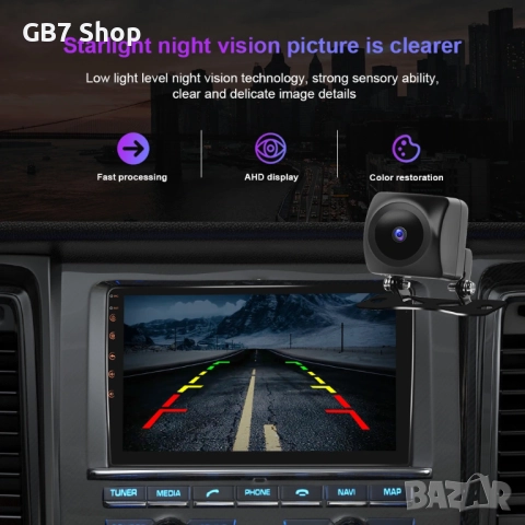 AHD Автомобила Камера за Задно Виждане – Ясна Картина и Сигурно Паркиране, снимка 3 - Аксесоари и консумативи - 52740302