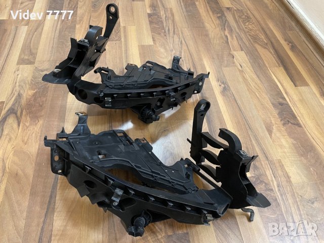Оригинални държачи за фарове Audi A4 S4 B8 + пръскалки и сензори за еърбег, снимка 4 - Части - 41659661