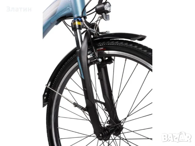 Градски електрически велосипед MTF Grand 1.6 – Bafang 32 Nm до 100 км пробег, снимка 5 - Велосипеди - 55951375