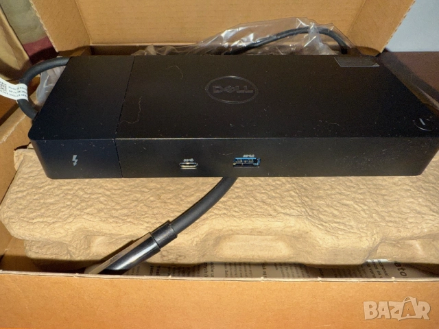 Докинг станция Dell Thunderbolt Dock WD22TB4 180W, от USB C към 2x Thunderbolt, 2x USB C, 3x USB A, , снимка 2 - Други - 52182320