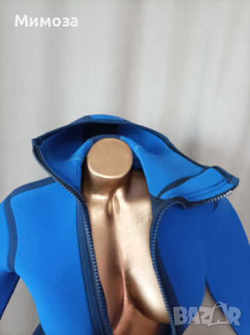 М Неопренов,водолазен костюм/боди с дълъг ръкав/ в синьо, снимка 8 - Екипировка - 36321746