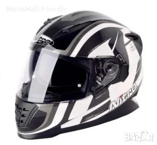 Шок цена! каска нитро nrs-01 nitro мото мотор писта шлем, снимка 2 - Аксесоари и консумативи - 49242944