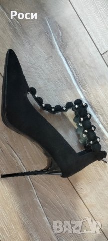 Нови, елегантни дамски обувки на ток, номер 39, снимка 3 - Дамски елегантни обувки - 41726632