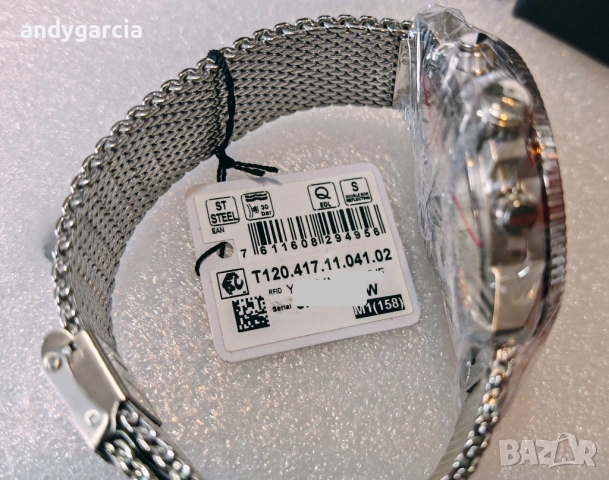  ЧИСТО НОВ TISSOT SEASTAR 1000 CHRONOGRAPH T120.417.11.041.02 часовник кутия 100% оригинал справка S, снимка 14 - Мъжки - 53735579