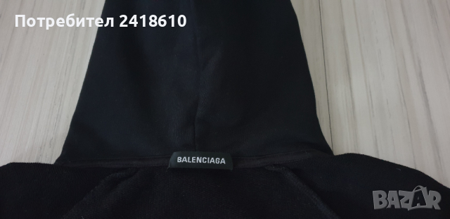 BALENCIAGA Mode Cotton Mens Hoodie Portugal Size М Unisex ОРИГИНАЛ! Суичер !, снимка 16 - Суичъри - 44513511
