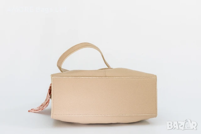 Класическа дамска чанта AMORE Giulia - Cream, снимка 7 - Чанти - 50657796