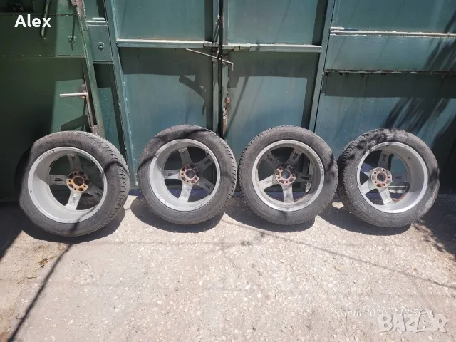 Джанти с гуми Michelin  17 цола смъкнати от Пежо. 7J  x  17   H2  , снимка 4 - Гуми и джанти - 56075428
