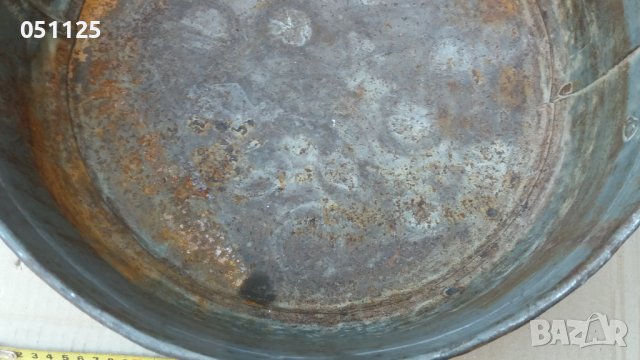 стара метална огромна тава за лютеница и др. , снимка 5 - Антикварни и старинни предмети - 42036849