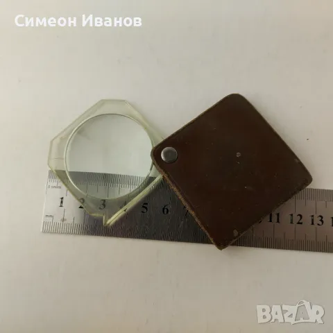 Интересна Стара Лупа OPEL в Кожена Калъфка B0109, снимка 6 - Други ценни предмети - 48693102