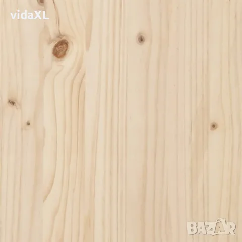 vidaXL Рамка за легло без матрак, 140x190 см, масивна чамова дървесина, снимка 8 - Спални и легла - 56148270