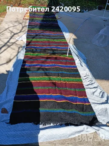 2броя  стари вълнени пътеки- 150лв, снимка 6 - Декорация за дома - 49358479