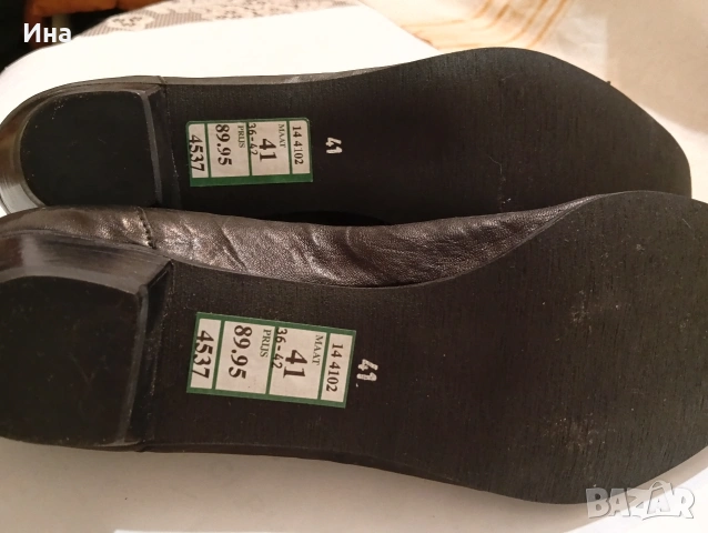 Нови елегантни Dick Boons,черни, н.41-41.5 естествена кожа, снимка 9 - Дамски елегантни обувки - 53713593