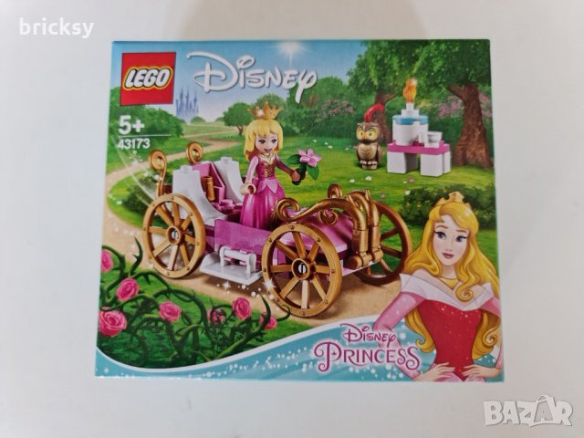 НОВО LEGO Disney Princess 43173 - Кралската каляска на Аврора, снимка 1 - Конструктори - 35732433