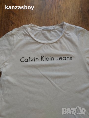 calvin klein jeans - страхотна дамска тениска , снимка 6 - Тениски - 41500218