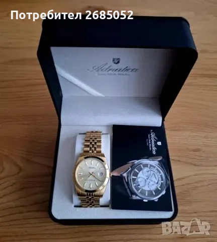 Мъжки златен часовник Adriatica A1299.1111Q в гаранция