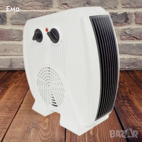 Мощна вентилаторна печка 3000W две позиции, снимка 3 - Отоплителни печки - 47787814