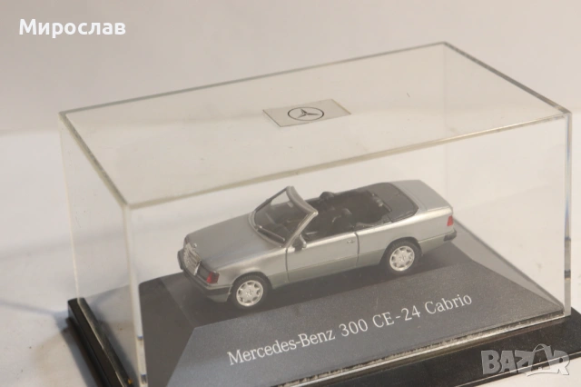 HERPA H0 1/87 MERCEDES BENZ 124 300 CE МОДЕЛ КОЛИЧКА, снимка 6 - Колекции - 53596451