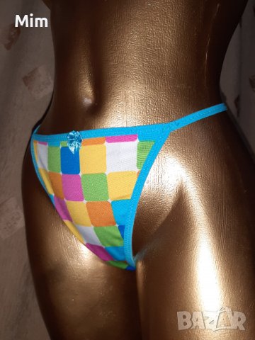 S/M Сини прашки на квадрати в различни цветове , снимка 3 - Бельо - 39967474