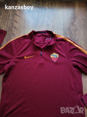 Nike DRY- FIT Jersey Para Hombre AS Roma 1927 - страхотна футболна блуза M , снимка 3 - Спортни дрехи, екипи - 53669759