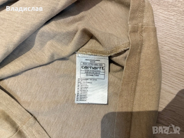 Тениска Carhartt , снимка 4 - Тениски - 53564545