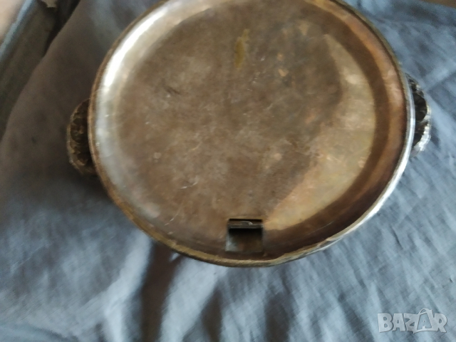 посребрен викториански съд, снимка 7 - Антикварни и старинни предмети - 36318200