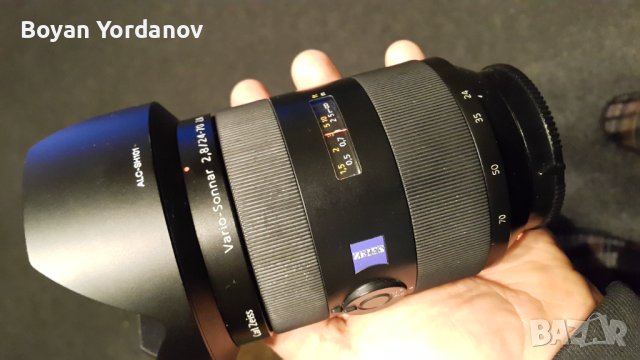 SONY ZEISS VARIO-SONAR 24-70 F2.8 ZA SSM, снимка 1 - Обективи и филтри - 40282248