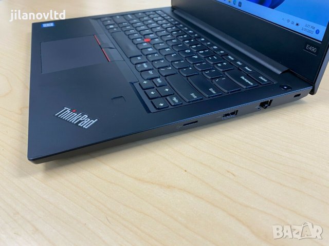 Лаптоп Lenovo E490 I7-8565U 16GB 512GB SSD 14.0 FHD IPS  ATI RX 550M, снимка 3 - Лаптопи за работа - 39532481