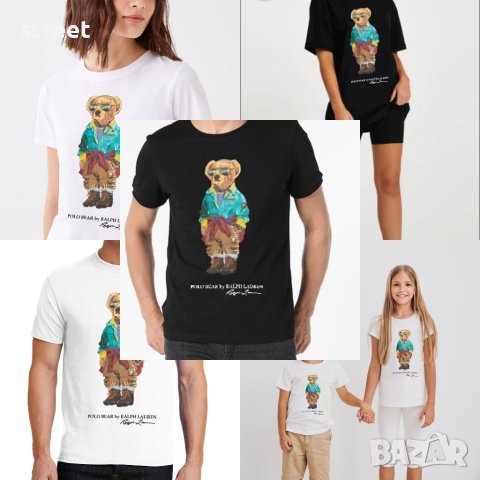  Polo bear t shirt for family 👪 дамски мъжки и детски тениски 