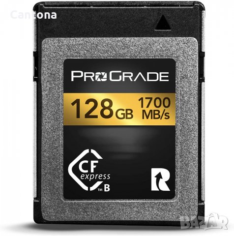 128 GB ProGrade CFEXPRESS™ 2.0 TYPE B MEMORY CARD, скорост 1700 MB/s, за професионални фотографи