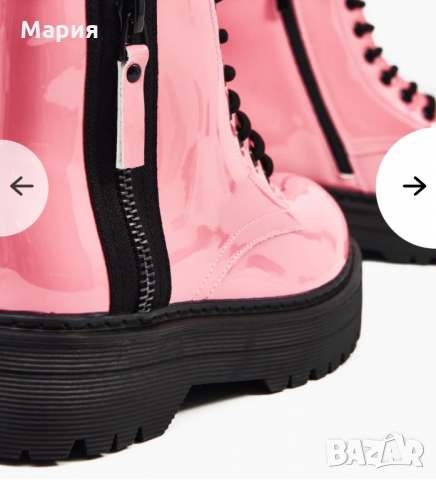 Розави боти, снимка 5 - Дамски боти - 36033605