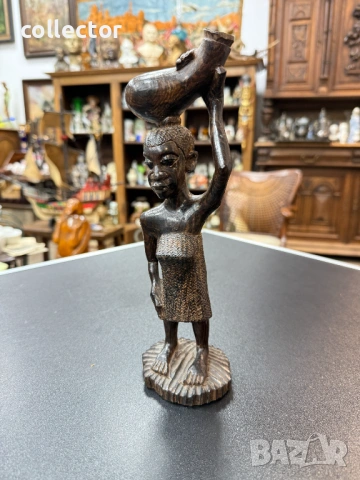 Абаносова африканска статуетка / фигура. №7869