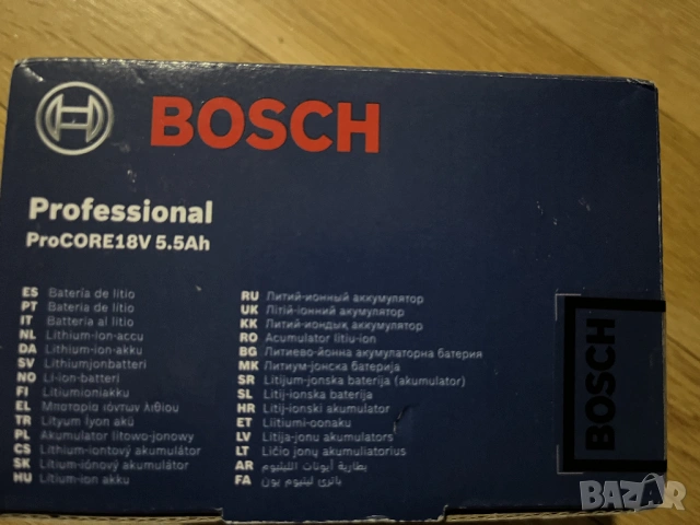 Акумулаторна батерия Bosch ProCORE Professional 18 V, 5,5 Ah, снимка 3 - Други инструменти - 53733307