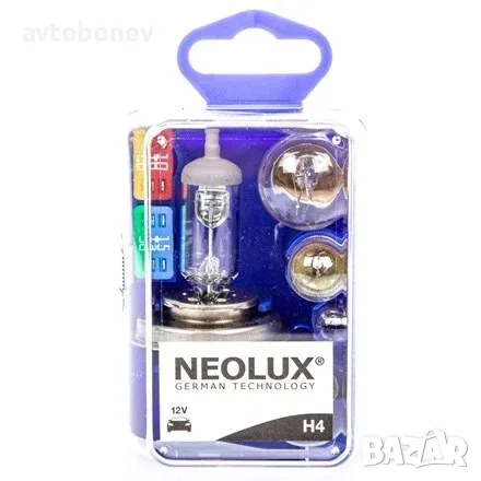 Комплект резервни автомобилни крушки NEOLUX(by OSRAM) H4, снимка 3 - Части - 56131295