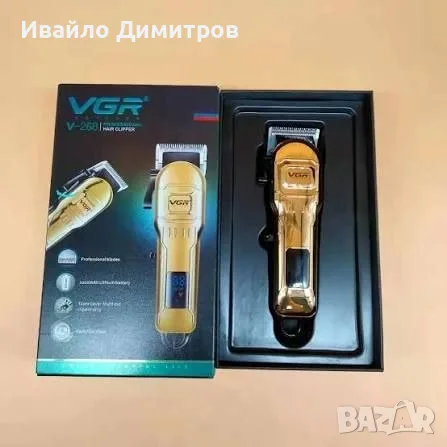 ПРОФЕСИОНАЛЕН ТРИМЕР VGR V-268, АКУМУЛАТОРЕН, USB ЗАРЕЖДАНЕ, снимка 2 - Тримери - 56072663