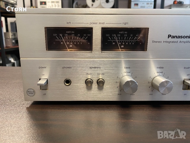 Vintage усилвател Panasonic, снимка 3 - Ресийвъри, усилватели, смесителни пултове - 53828566