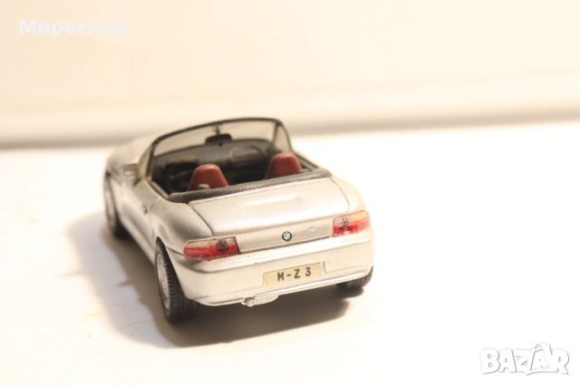 1:43 BMW Z3 ИГРАЧКА КОЛИЧКА МОДЕЛ, снимка 5 - Колекции - 53772122